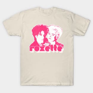 Roxette / Faded Style  Distressed 90s Aesthetic Fan Design T-Shirt